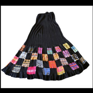 Women’s One-Size-Fits-All Patchwork Maxi‎ Dress, Excellent Condition